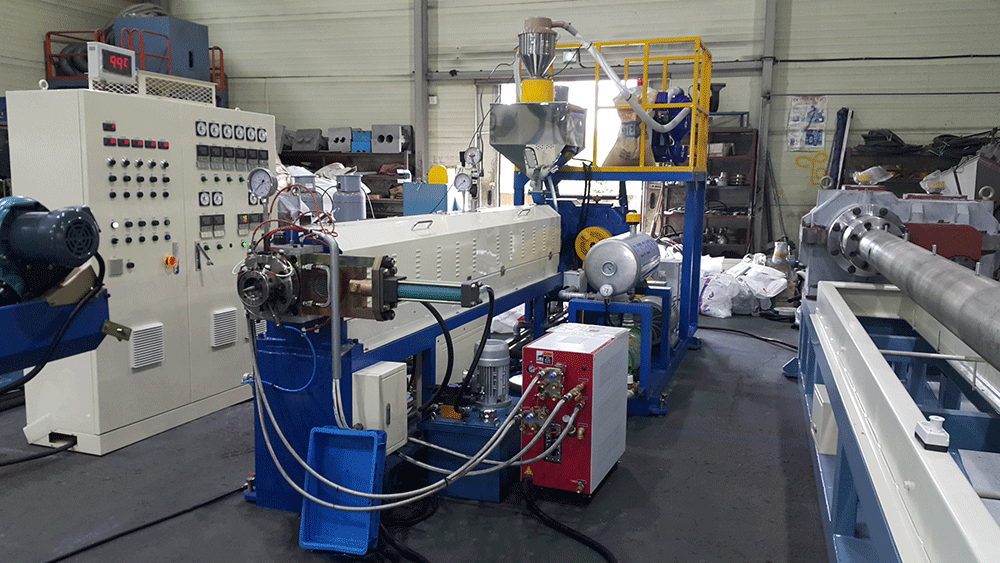 PE-Foam-Pipe-Extrusion-Line